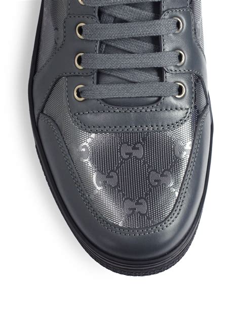 gucci sneakers gg print|gucci imprime sneakers.